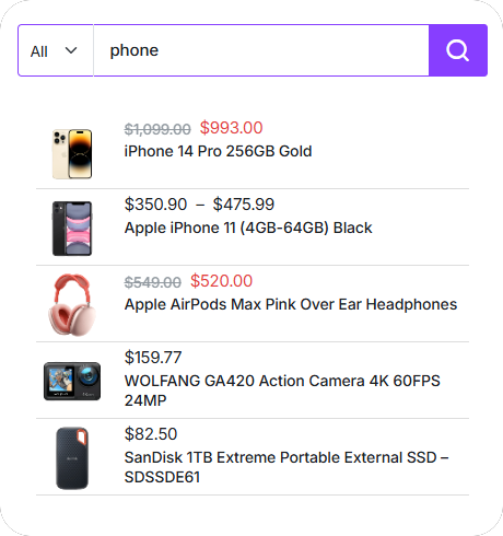 Smartest WooCommerce Product Search Plugin