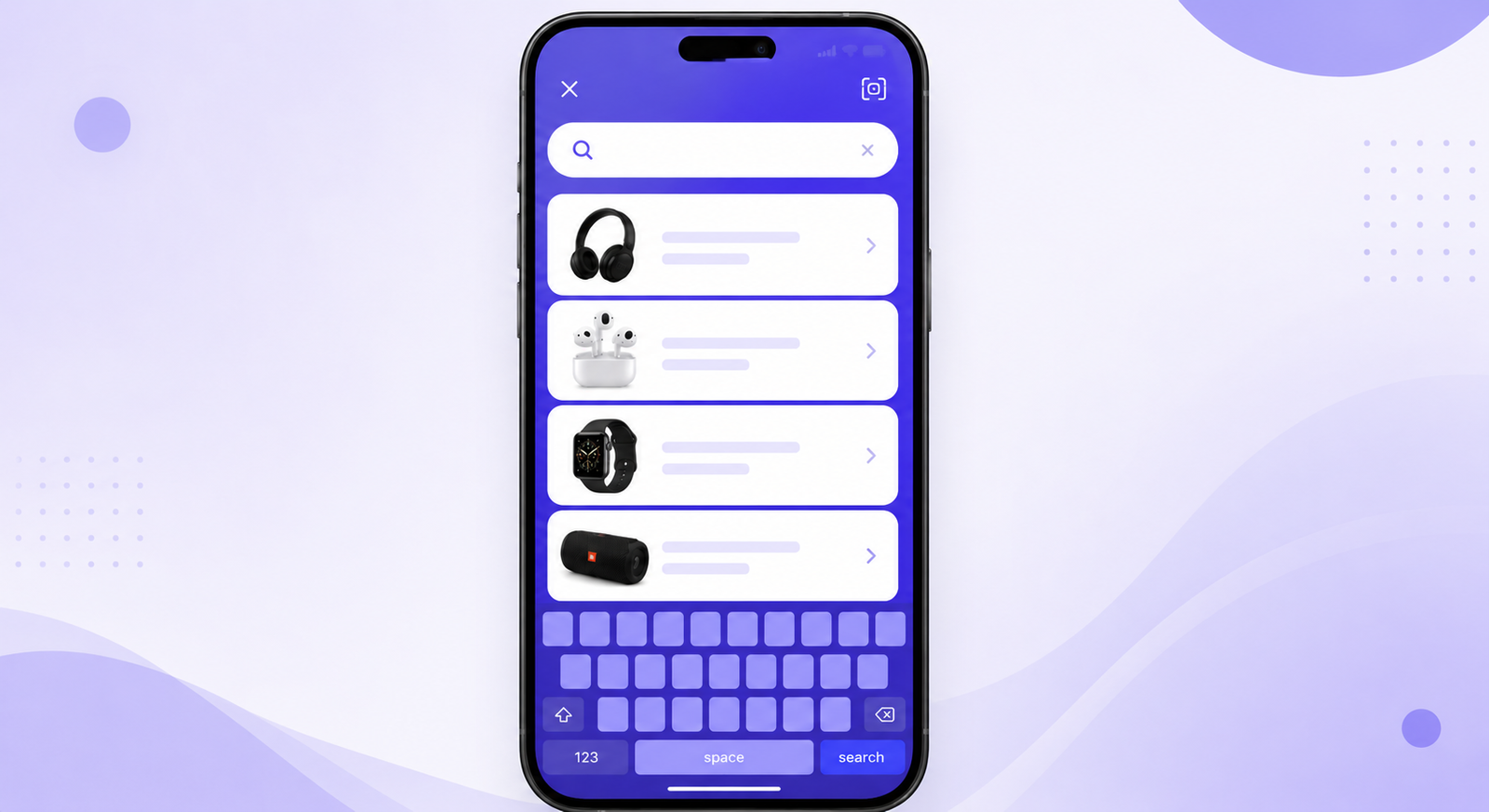 Full-Screen Mobile Search